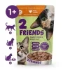 BALENÍ 12x85g 2FRIENDS S KRŮTOU V OMÁČCE PRO KOČKY