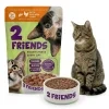BALENÍ 12x85g 2FRIENDS S KUŘECÍM A JÁTRY V OMÁČCE PRO KOČKY