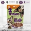 BALENÍ 12x85g 2FRIENDS S HOVĚZÍM V OMÁČCE PRO KOČKY