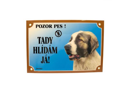 TADY HLÍDÁM JÁ! KAVKAZSKÝ PASTEVECKÝ PES