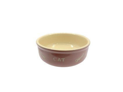 NOBBY CAT KERAMICKÁ MISKA KOSTRA RŮŽOVÁ 250ML