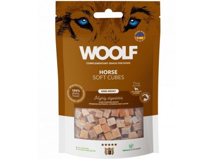 WOOLF SOFT CUBES HORSE 100G
