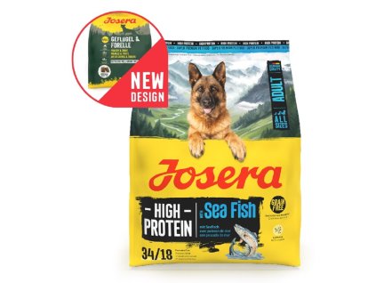 JOSERA A:S HIGH PROTEIN ADULT WITH SEA FISH