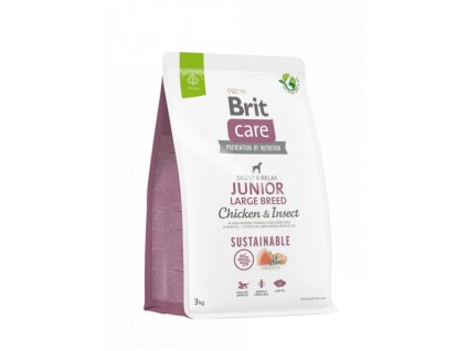 Brit Care Dog Sus Junior Large Breed Chicken Insect 3kg