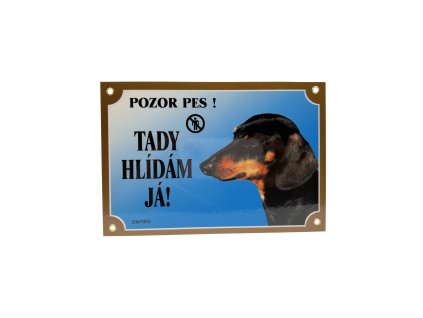 TADY HLÍDÁM JÁ! JEZEVČÍK ČERNÝ S PÁLENÍM