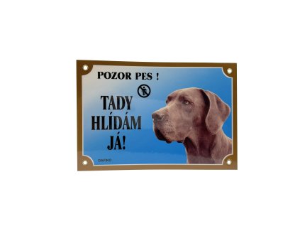 TADY HLÍDÁM JÁ! NĚMECKÁ DOGA MODRÁ