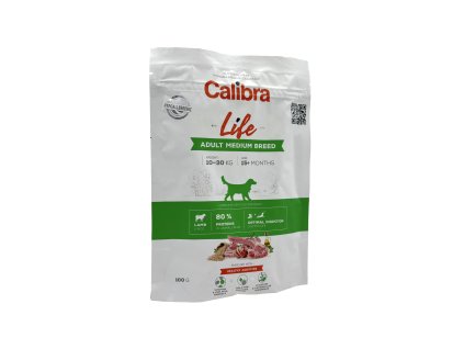 CALIBRA DOG LIFE ADULT MEDIUM BREED LAMB 100G VZOREK