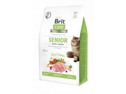 Brit Care Cat Grain Free Senior Weight control 400g
