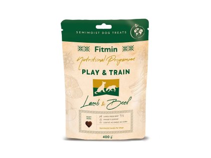F NP PLAY AND TRAIN LAMB&BEEF 400G
