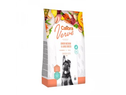 CALIBRA VERVE GF JUNIOR M&L BREED CHICKEN&DUCK