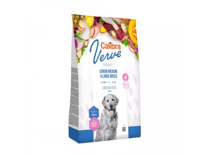 CALIBRA VERVE GF SENIOR M&L BREED CHICKEN&DUCK