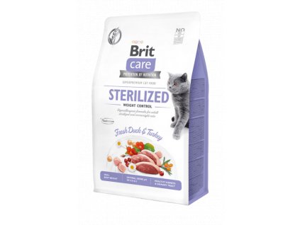 Brit Care Cat Grain Free Sterilized Weight Control 400g