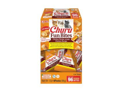 Churu Cat Box Fun Bites Chicke Wraps Chicken 8X12g 2