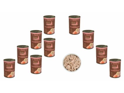 Fitmin dog Purity tin PUPPY chicken with salmon 400 g 2