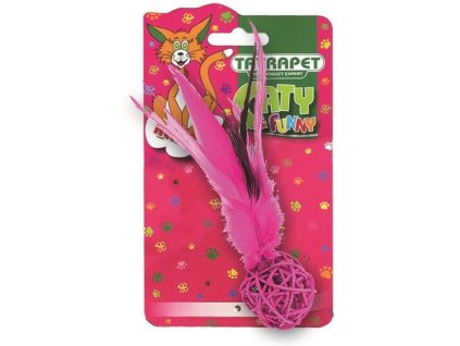 TATRAPET CATY & FUNNY MÍČEK S PEŘÍM 14CM