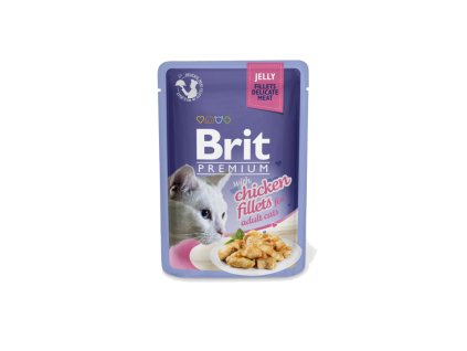 Brit Premium Cat Delicate Fillets in Jelly with Chicken 85 g