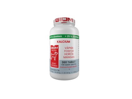 GIOM KALCIUM 360TBL. + 25% ZDARMA