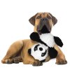 tuffys mighty microfiber dog toy ball panda small large pets 14476