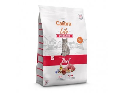Calibra Cat Life Sterilised Beef 6 kg