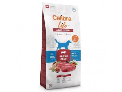 Calibra Dog Life Adult Medium Fresh Beef 12 kg