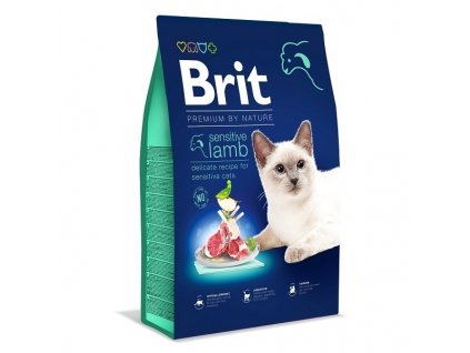 Brit Premium Cat by Nature Sensitive Lamb 8 kg