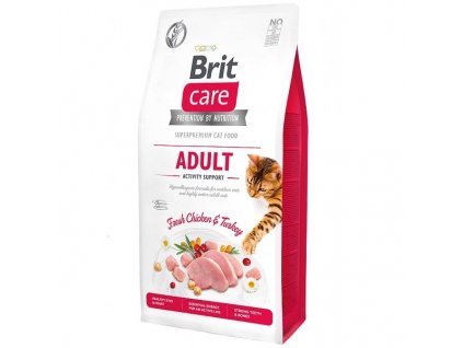 Brit Care Cat Grain Free Adult Activity Support 7 kg