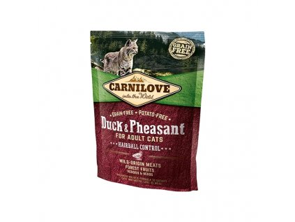 Carnilove Cat Duck & Pheasant Adult Hairball Control 400 g