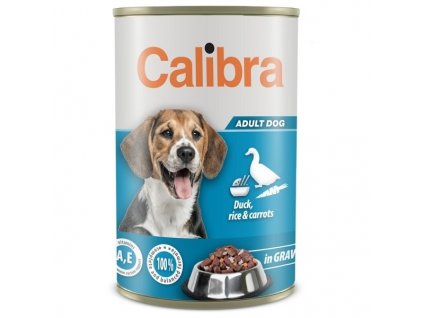 Calibra Dog konzerva Duck, Rice & Carrots in Gravy 1240 g