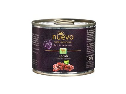 Nuevo Cat konzerva Senior Lamb & Cranberries 200 g 1