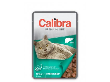 Calibra Cat kapsa Premium Sterilised Liver 100G