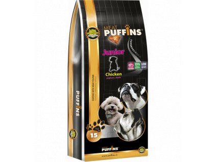 Puffins Dog Junior Chicken 15 kg