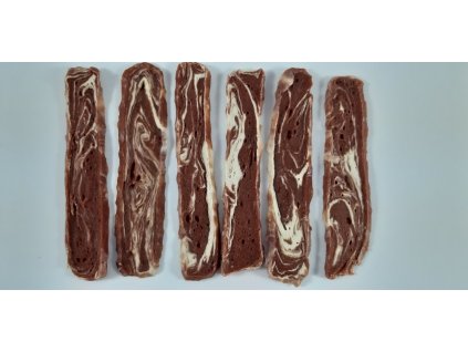 Plátky hovězí s treskou měkké 250g