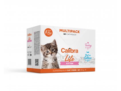Calibra Cat Life kapsa Superpremium Kitten Multipack 12x85g