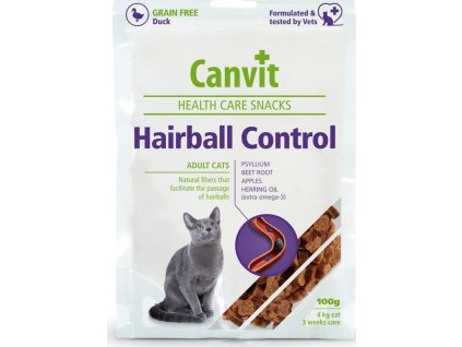 Canvit Health Care Snacks Hairball Control 100g