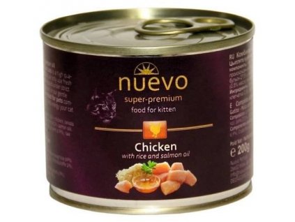 Nuevo Cat konzerva Kitten Chicken 200 g