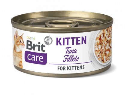 Brit Care Cat konzerva Fillets Kitten Tuna 70 g
