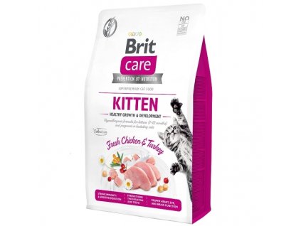 Brit Care Cat Grain Free Kitten Healthy Growth & Development 400 g