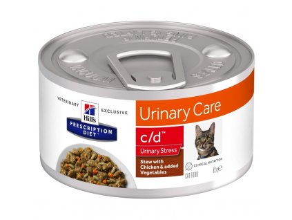 Hill's Prescription Diet c d Urinary Stress Stew kuře a zelenina 82 g