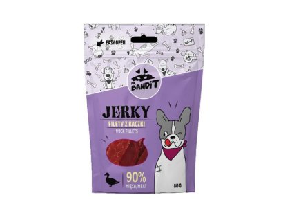 Pamlsok Mr. Bandit jerky duck fillet 80g