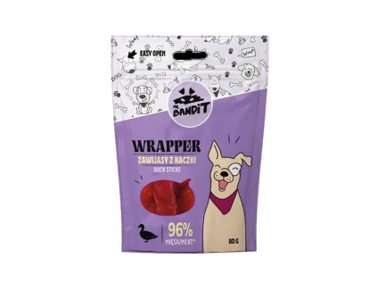 Pamlsok Mr. Bandit wrapper duck sticks 80g