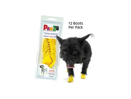 Topánka ochranná PAWZ XXS (čierna/žltá)
