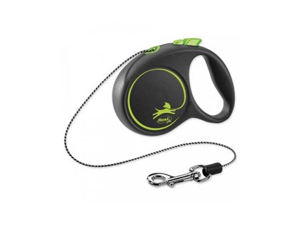 Vodítko Flexi Black Design lanko S 5 m zelené (do 12 kg)