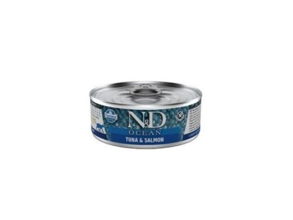 Farmina N&D cat OCEAN tuna & salmon konzerva 70 g