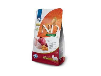 Farmina N&D dog PUMPKIN (GF) adult mini, quail & pomegranate 2 kg