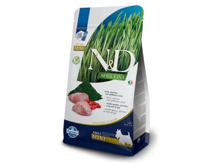 Farmina N&D dog SPIRULINA (GF) adult mini, lamb 2 kg