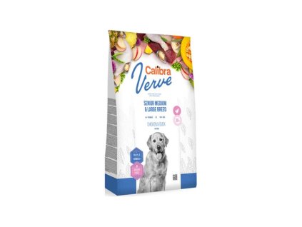 Calibra Dog Verve GF Senior Medium &  Large Chicken & Duck 12 kg