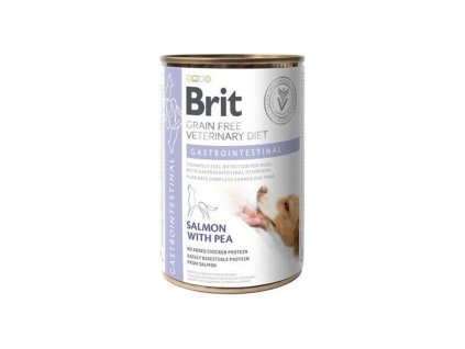 Brit Veterinary Diets GF dog Gastrointestinal 400 g konzerva
