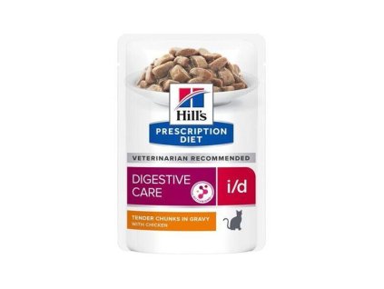 HILLS Diet Feline i/d KAPSIČKA Chicken NEW 12x85 g