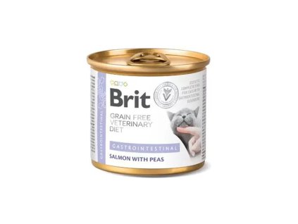 Brit Veterinary Diets GF cat Gastrointestinal 200 g konzerva