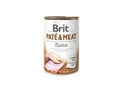Brit Paté & Meat Rabbit 400 g konzerva